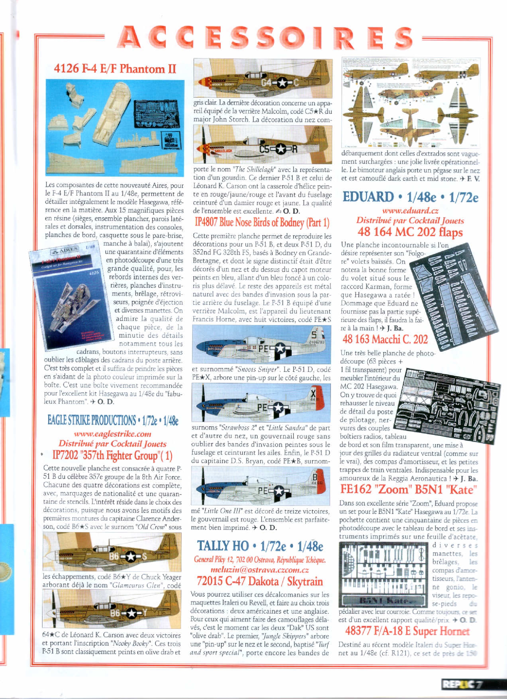 Replic 130 - Firefly MK I, Super Mystere B2, Fokker Dr I, Jean Demozay